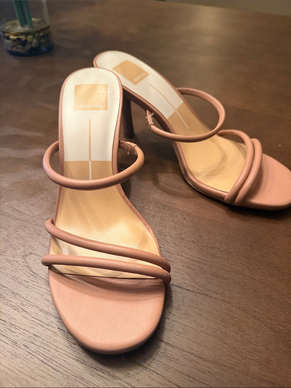 Dolce Vita Nude Strappy Heels